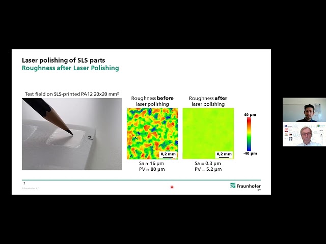 Post Processing for 3D Printing, Laser polishing of 3D Printed Plastic Components