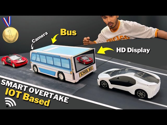 Bus & Trucks safe Overtake - Accident Prevention Project | IOT Based Arduino Project