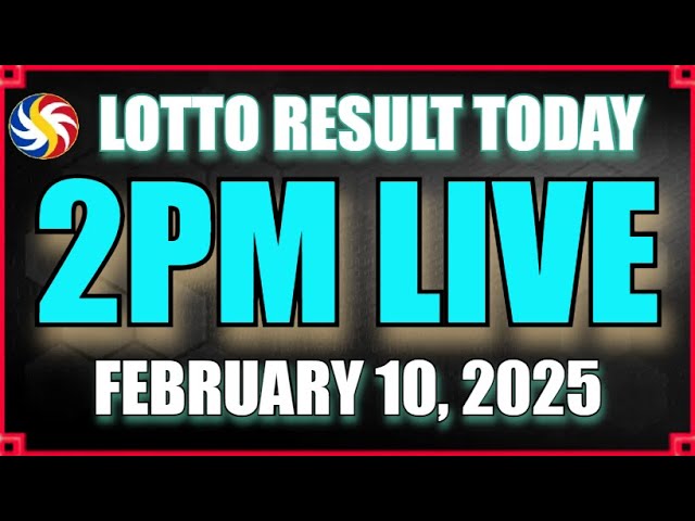 Lotto Result Today Draw Live February 10, 2026 2pm  Ez2 Swertres Pcso