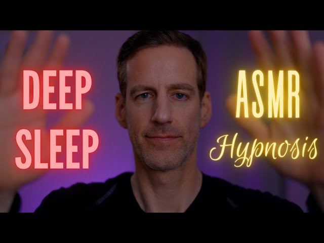 ASMR Deep Sleep Hypnosis: Body Scan, Sleep Energy, Male Voice, Hand Movements, Soft-Spoken