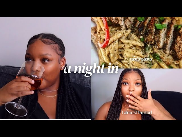 A NIGHT IN: MAKING RASTA PASTA | EXHAUSTED | I ALMOST FAINTED