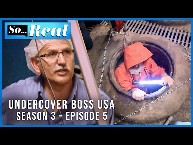 Undercover Boss Gets DOWN AND DIRTY | Season 3 | Full Episode | Undercover Boss USA | So... Real