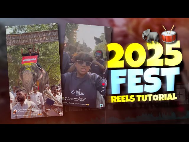 2025 🔥 FEST REELS VIDEO EDITING | FESTIVAL CELEBRATION REELS VIDEO EDITING | SFX REELS EDITING 🐘🥁