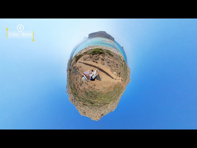 360° 4K - Greece - Crete - Balos Beach Trip 2024