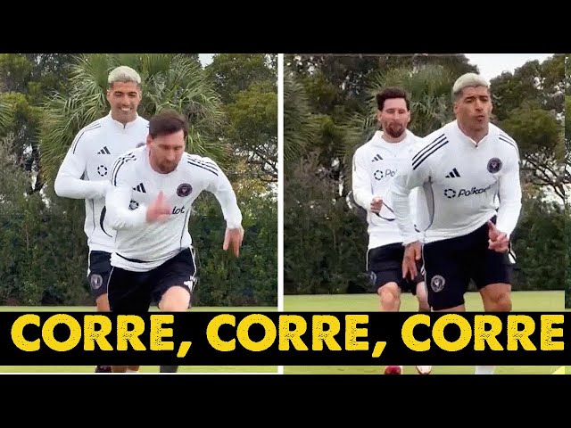 MESSI & Suárez troll each other during Inter Miami training, look their reaction.