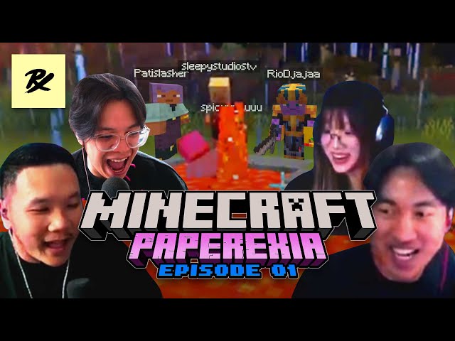 Paper Rex tries not to die in Minecraft | Paperexia #1