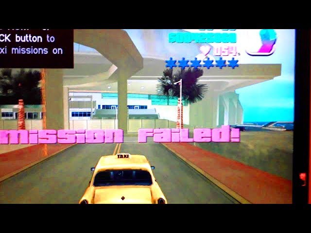 GTA Vice City Glitch - Tommy Vercetti Falls and Can't Get Back Up :)