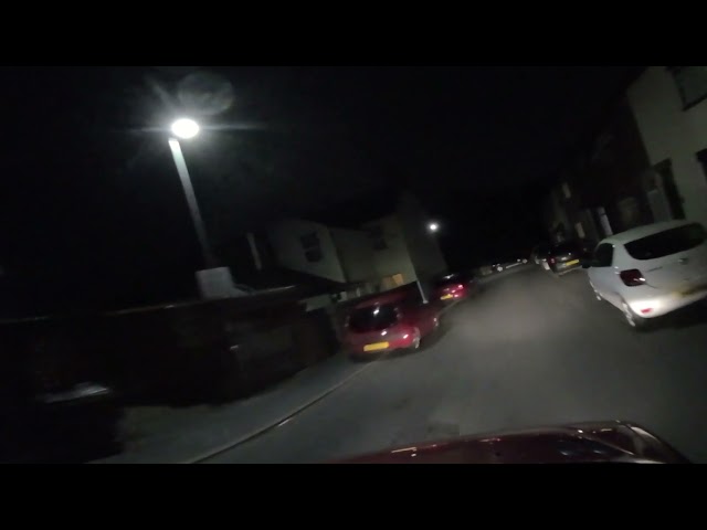 Night Drive around Flintshire North Wales using the Vuze XR, 360 VR camera