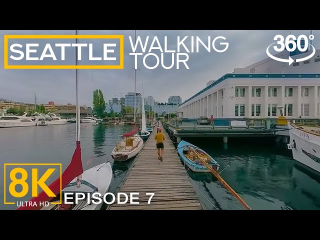 Virtual Walking Tour in Seattle - Exploring the Streets of Emerald City in 8K 360° VR - Part 7