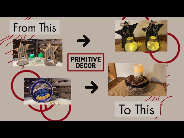 Primitive Decor From Repurposed Items  || Trash to Treasure || DIY