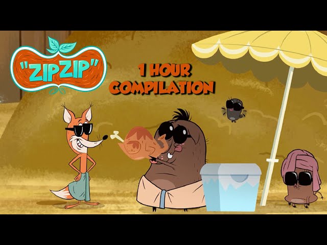 Zip Zip *Vacations mode* 1 hour Season 2 - COMPILATION - Cartoon for kids