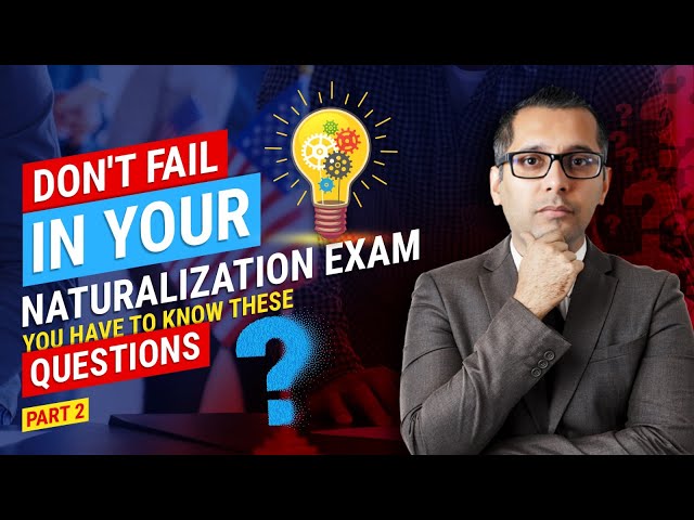 DON'T FAIL IN YOUR NATURALIZATION EXAM YOU HAVE TO KNOW THESE QUESTIONS - Part 2