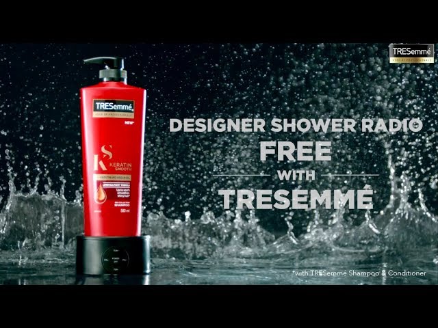 Get a Free Waterproof Shower Radio with TRESemmé Shampoo | TRESemmé India