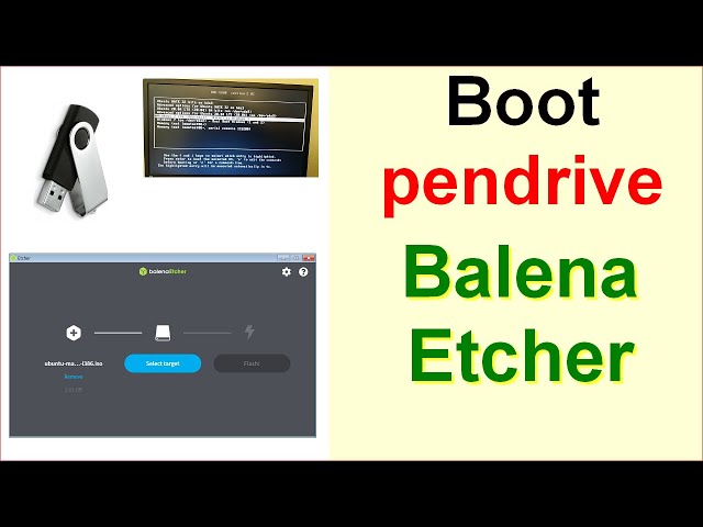 Como criar pendrive de boot com BalenaEtcher