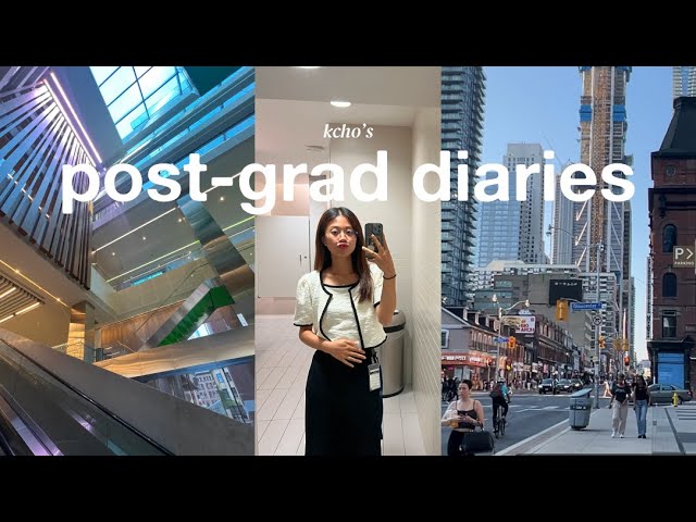 post-grad diaries: ✨ a new chapter & working in risk consulting | Kcho Vlogs