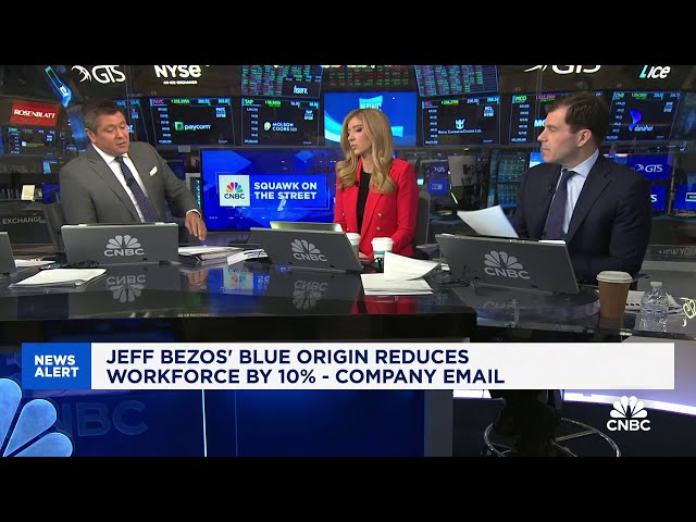 Jeff Bezos' Blue Origin reduces workforce by 10%