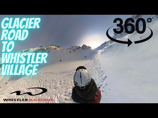 Thrilling Ride down Glacier Road: to Whistler Village in 360!