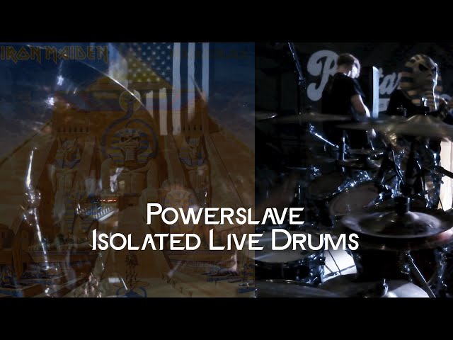 Iron Maiden - Powerslave - Isolated Live Drums