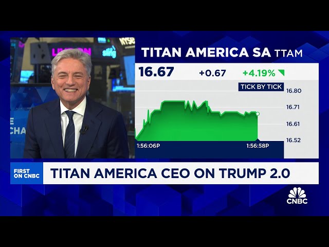 Titan America CEO on IPO: Market's ahead of explosive growth hence our NYSE debut