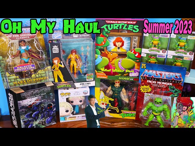 NEW Figures Haul - NECA TMNT, MOTU Frog Monger, Disney 100 Elsa & More | Oh My Haul!