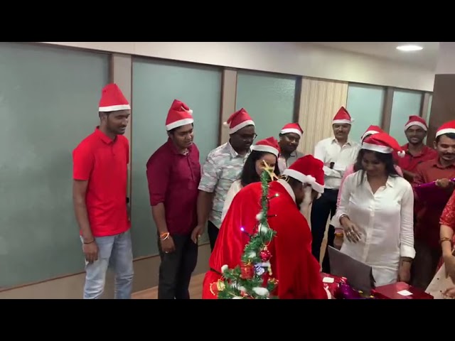 Merry christmas in office, Santa visited all of us