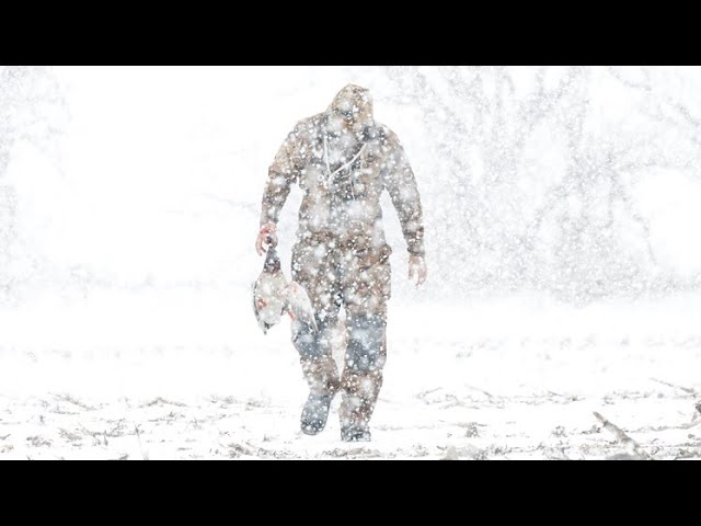 HUNTING MALLARDS IN A SNOW STORM! 6 MAN LIMIT