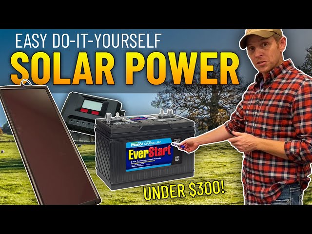 DIY Solar Power Setup - Simple Step by Step Guide. How to Build your own Solar Panel Guide