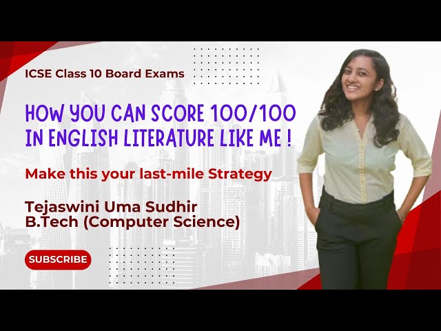 How did I score 100/100 in ICSE 10 English Literature | What you should do in 2025 Board Exams