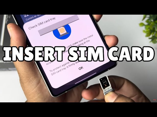 How to insert Sim card Samsung Galaxy S25 / S25+ / S25 Ultra