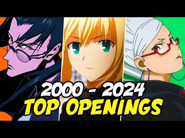 My Top Anime Openings of Each Year (2000-2024)