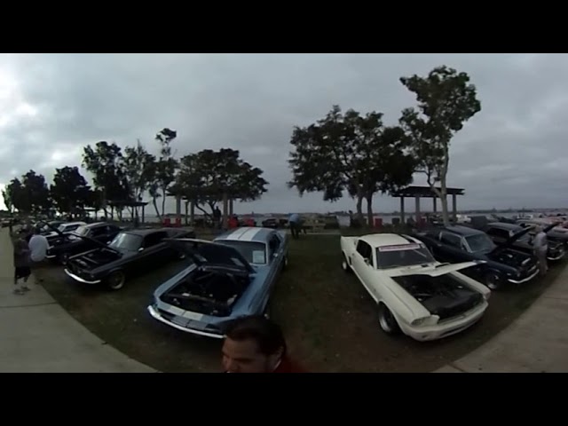 Mustangs On the Bay 2017 Car Show shot in 360° with Theta S 360 Ricoh www.pmautos.com