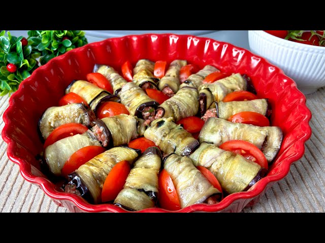 The famous recipe of eggplant with meat! You have never eaten so delicious!