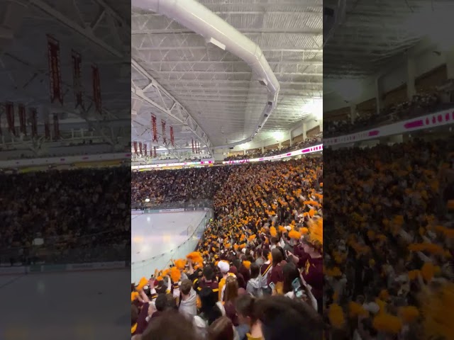 University of Minnesota Student Section Going Crazy! WAIT FOR IT…