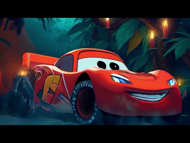 Pixar Cars Lightning McQueen and Mater In The Jungle Music Video