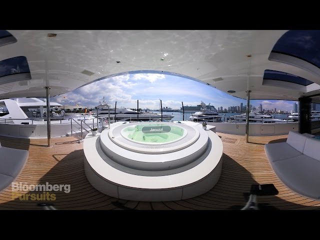 Step Aboard a $40 Million Luxury Mega Yacht in 360