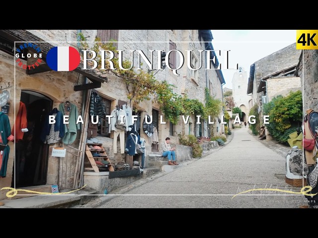 South of France Bruniquel 🇫🇷 Beautiful Medieval Village Complete Relaxing Walking Tour 4K