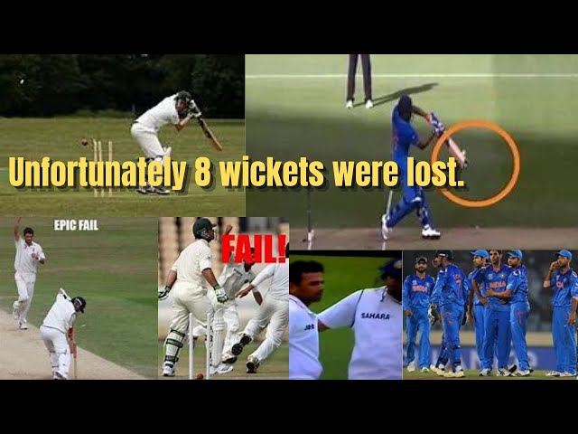 There have been 8 unfortunate dismissals in the history of cricket.