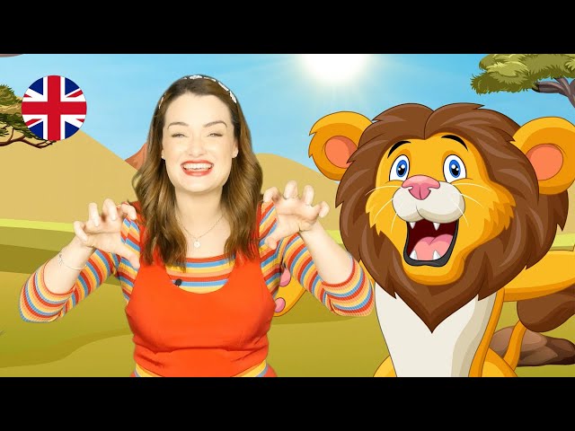 Daisy Dot - English for kids - Animals of the Savannah 🦁