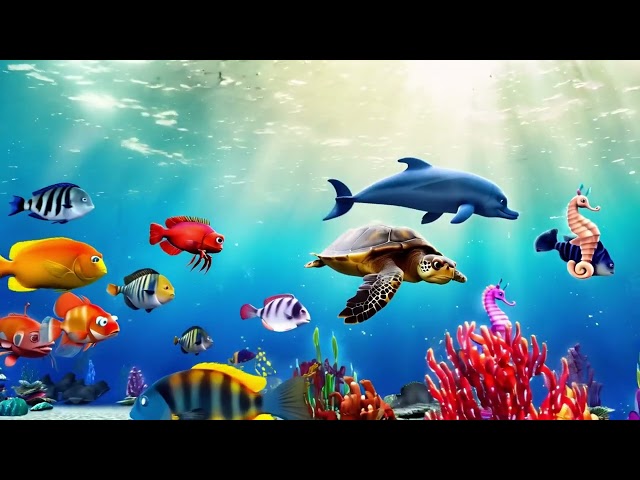 Swim, Swim, Swim in the Sea! | Fun Kids Song with Ocean Animals| Sing Along Fun