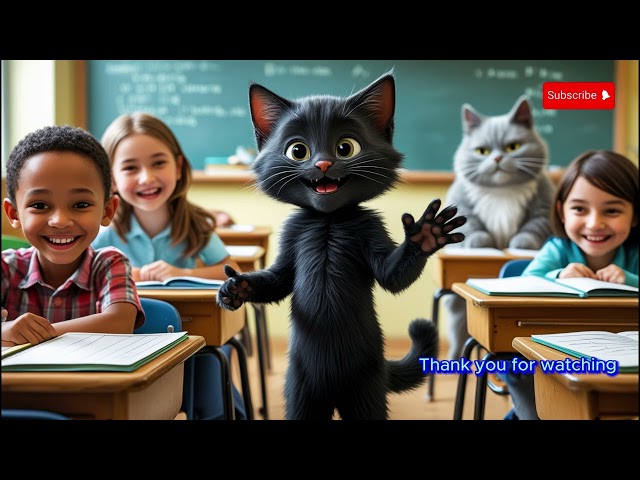 Emotional Classroom Adventures of the Kitten #cat #cute #kitten #aicat