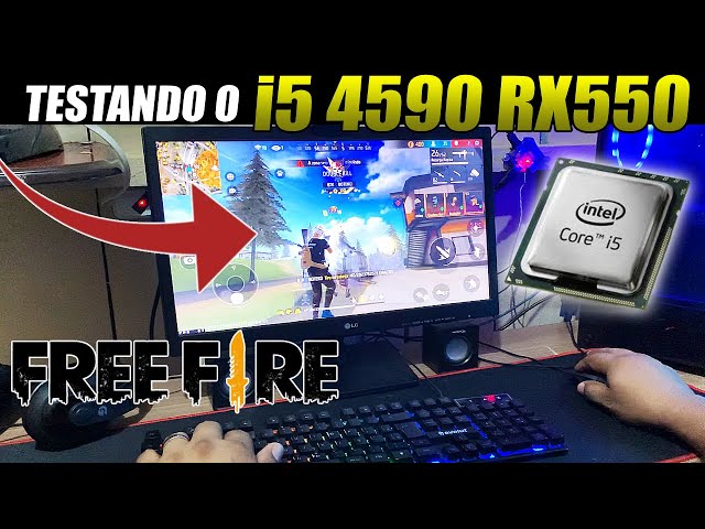 SERÁ QUE RODA FREE FIRE EM UM i5 DE 4ª GERAÇÃO EM 2024 - VIDEO TESTE COM WINDOWS 11 PRO