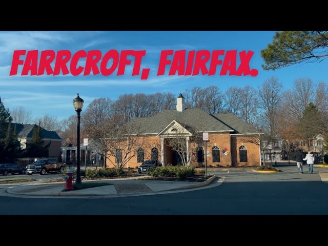 Driving around Farrcroft, Fairfax Virginia