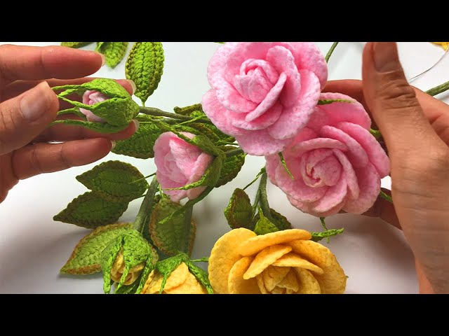 Crochet Rose Tutorial - Miniature Rose