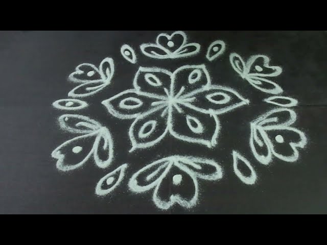 Easy morning kolam