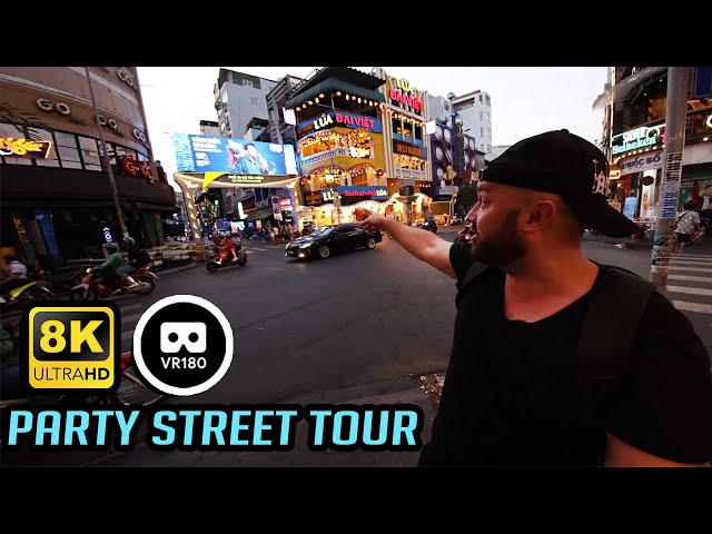 Party Street in Vietnam!    //  VR 8K 3D