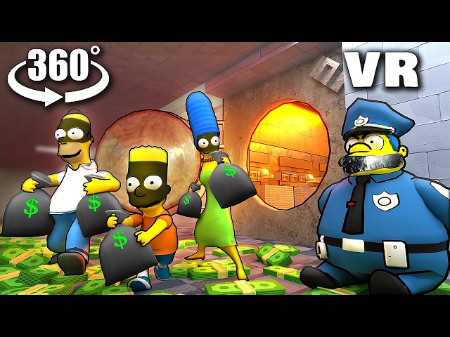 VR 360° The SIMPSONS BANK ROBBERY