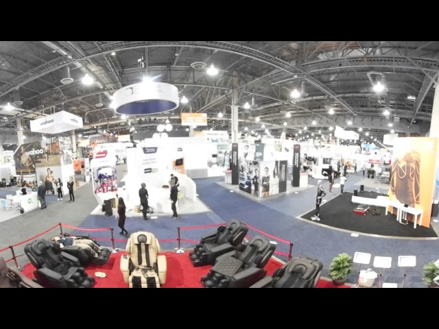 360 Video Luraco iRobotics 7 Chair Review at CES 2017 by Nick Quay