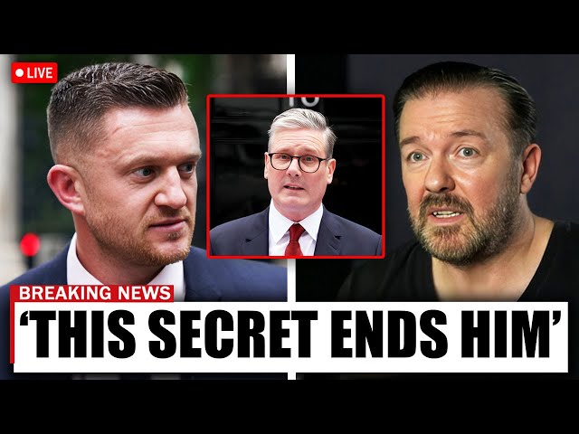 Ricky Gervais RESPONDS To Tommy Robinson EXPOSING Kier Starmer In Jail