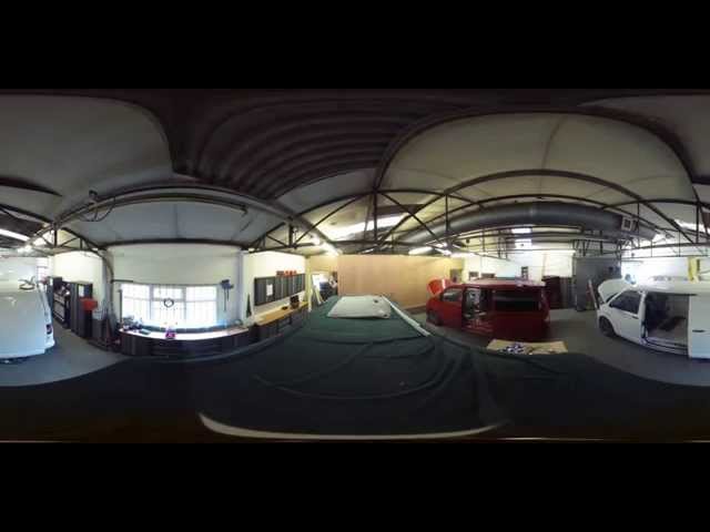 Rising Sun Campers Workshop 360° Lapse Volkswagen Transporter T5