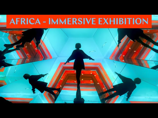 Exhibition Africa - an immersive video installation and photo exhibition by Mindia Midelashvili